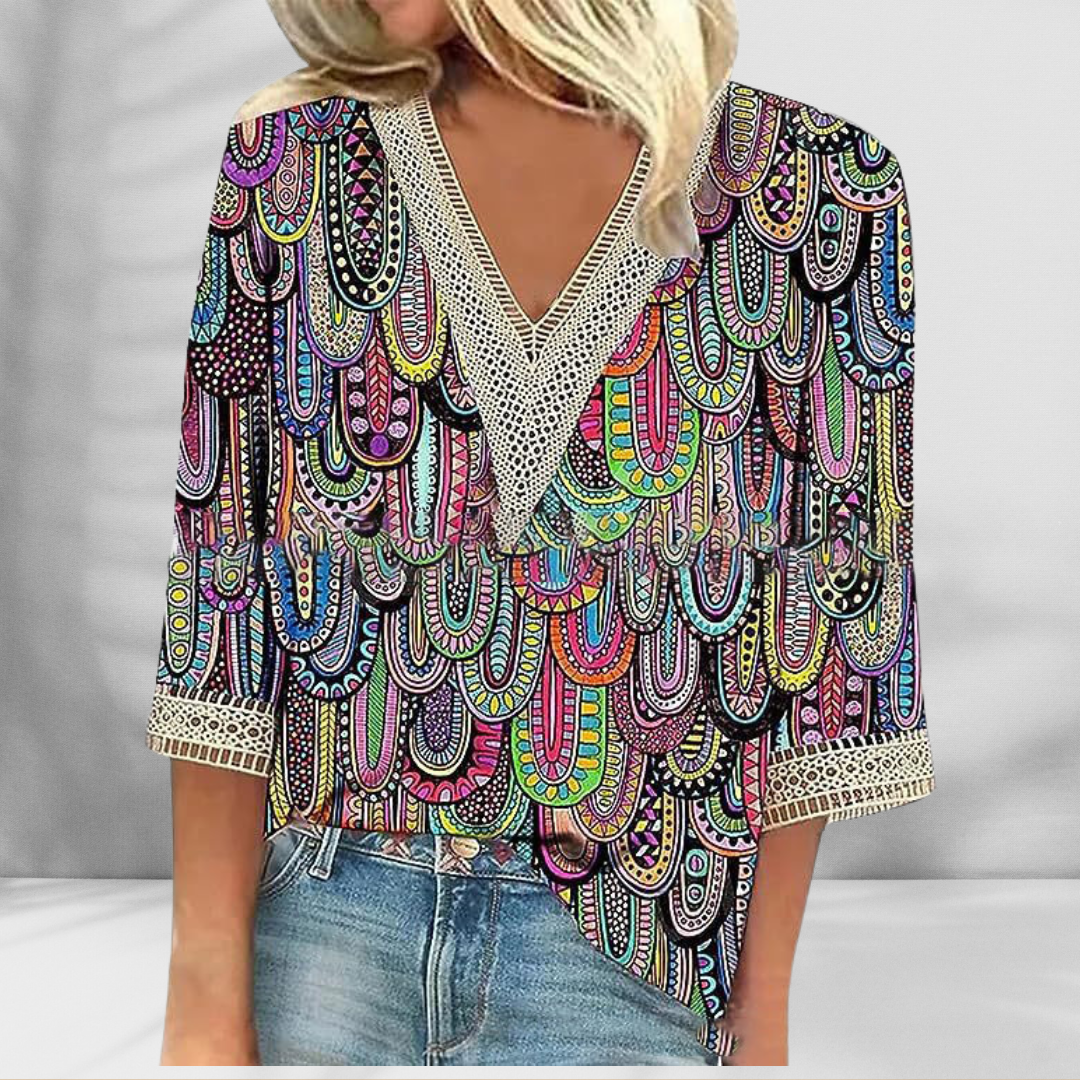 Alis - Elegant Boho Blouse