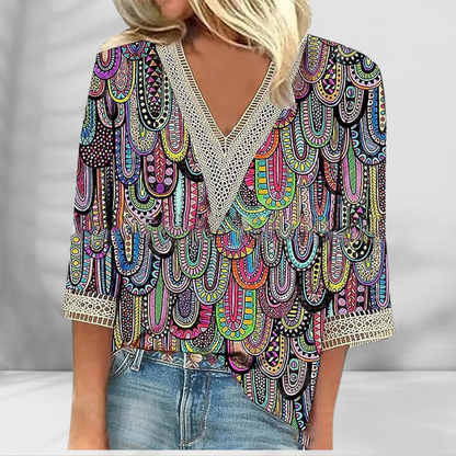 Alis - Elegant Boho Blouse