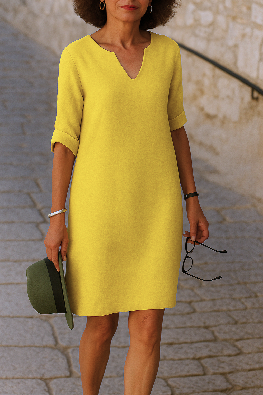 LISETTE | Elegante Jurk met V-hals