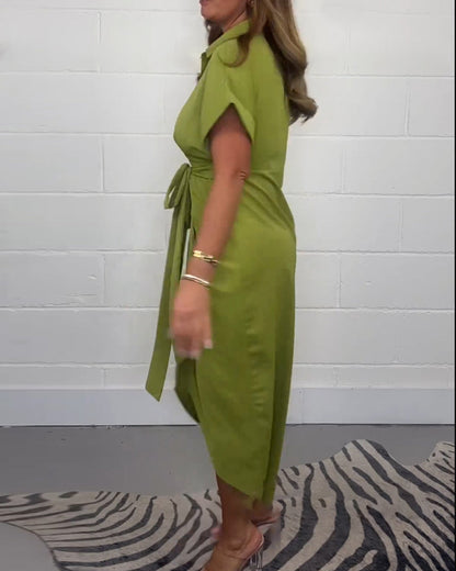 Valerie - Elegant Geplooide Jurk