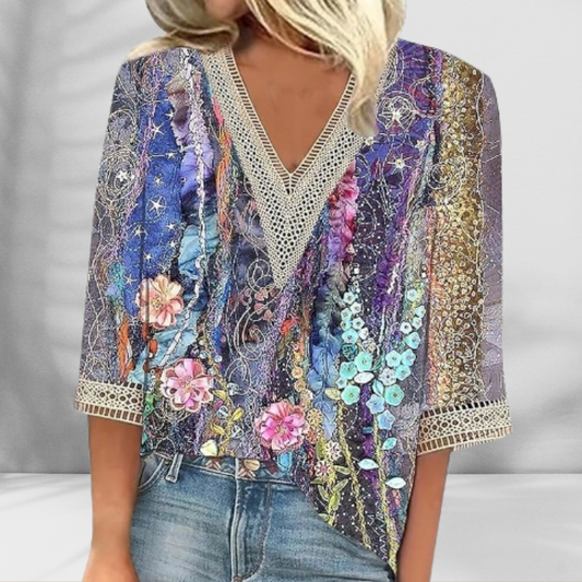Alis - Elegant Boho Blouse