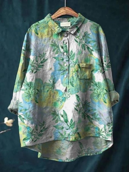 Julia - Elegante Blouse met Bloemenmotief
