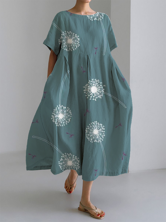 AURORA - DANDILION PRINT MIDI JURK