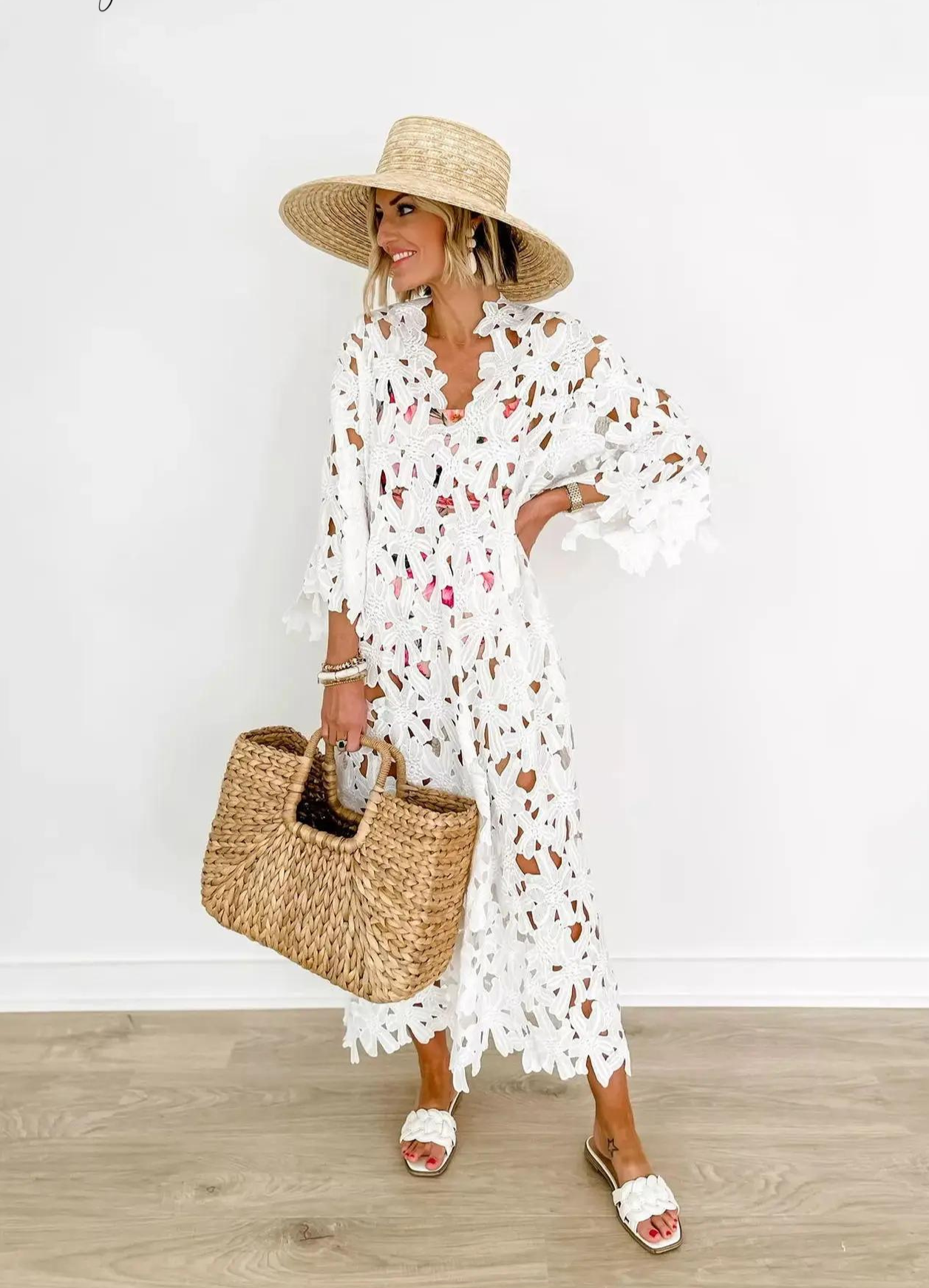 Lourdes - Elegante Lente Jurk