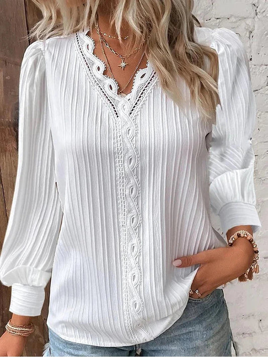 Emma - Elegant Lace Blouse