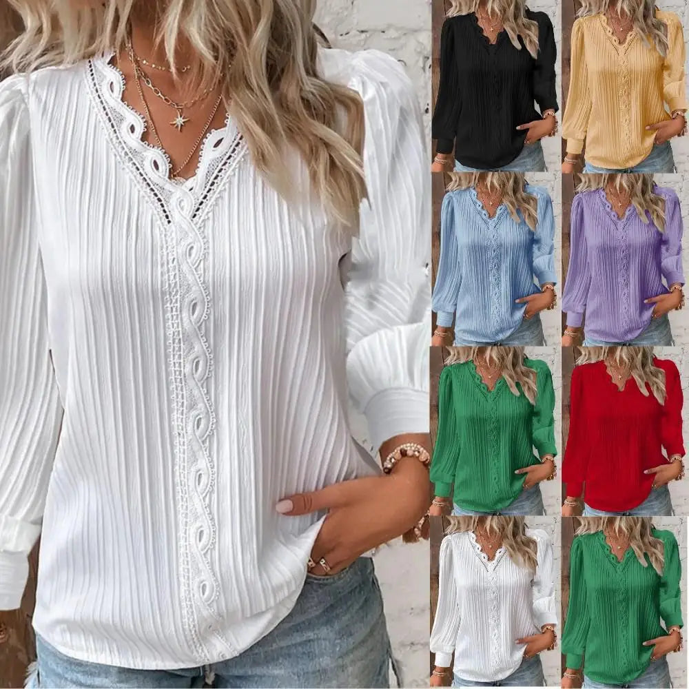 Emma - Elegant Lace Blouse