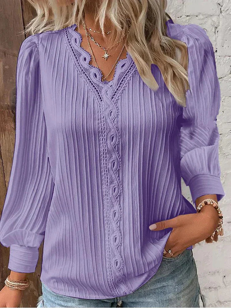 Emma - Elegant Lace Blouse