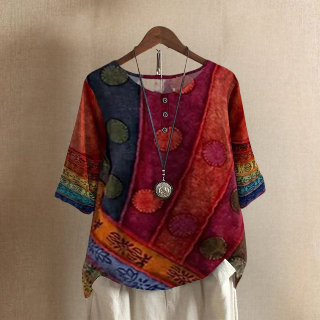 Anny - Stylish and Comfortable Artistic Top