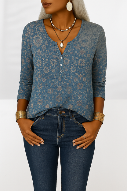 Alina - Elegant Boho Blouse