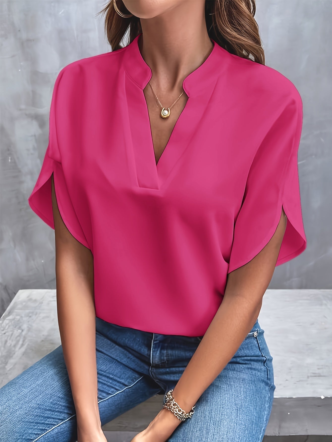 Vivian - Stijlvolle en Veelzijdige Blouse