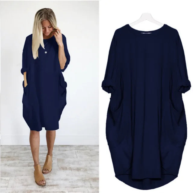Amanda - Comfortabele Lente Jurk