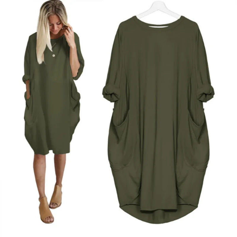 Amanda - Comfortabele Lente Jurk