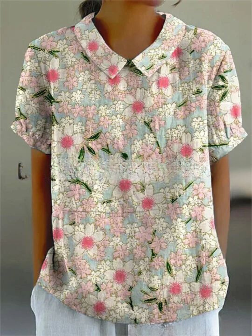 Sofia - Stijlvolle Bloemenblouse