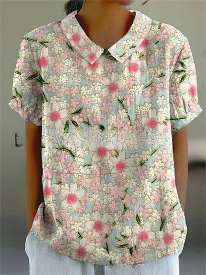 Sofia - Stijlvolle Bloemenblouse