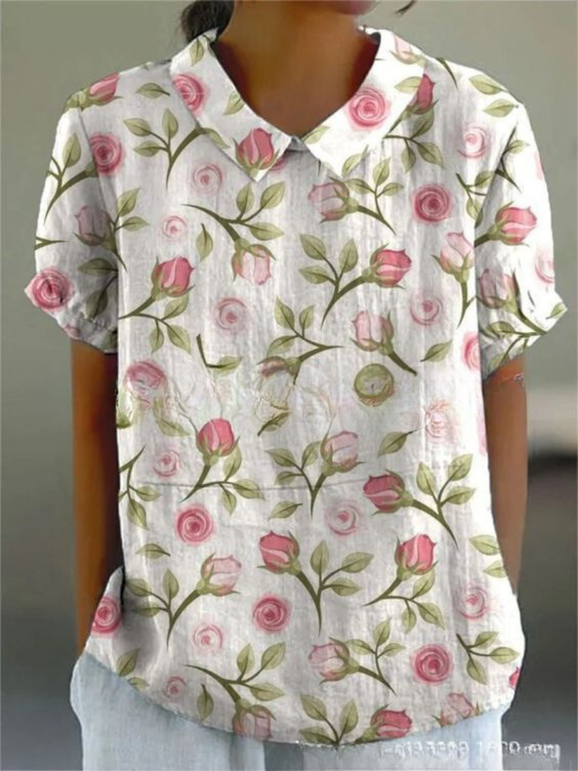 Sofia - Stijlvolle Bloemenblouse