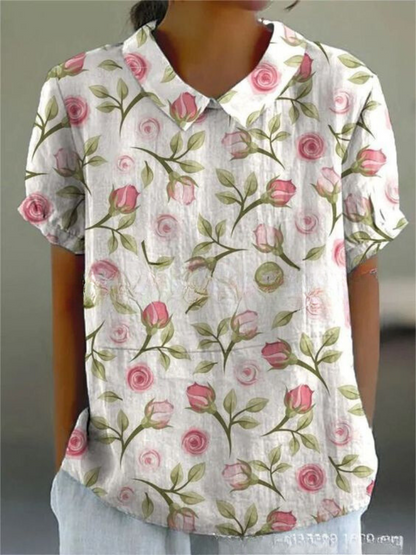 Sofia - Stijlvolle Bloemenblouse