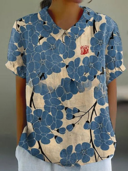 Sofia - Stijlvolle Bloemenblouse