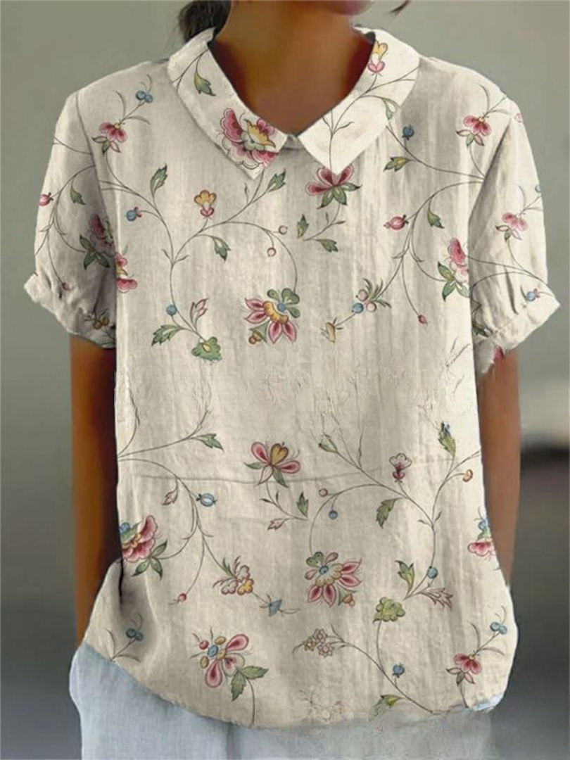 Sofia - Stijlvolle Bloemenblouse