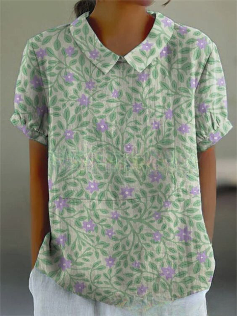 Sofia - Stijlvolle Bloemenblouse