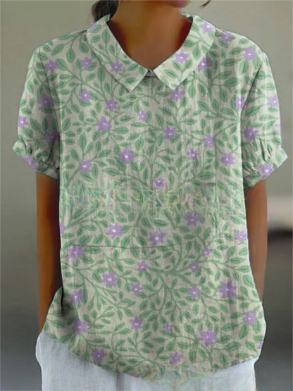 Sofia - Stijlvolle Bloemenblouse