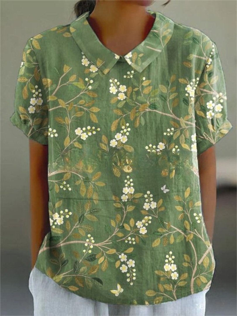 Sofia - Stijlvolle Bloemenblouse
