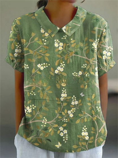Sofia - Stijlvolle Bloemenblouse
