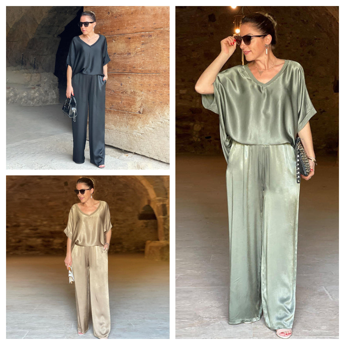Pauline - Luxe Satijnen Set