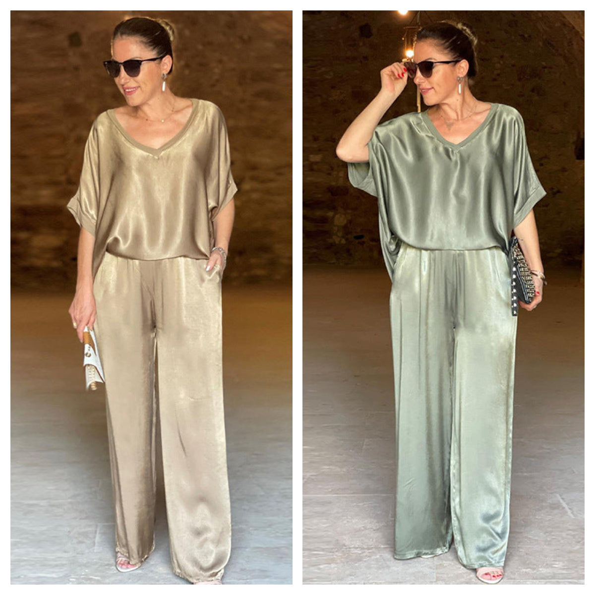 Pauline - Luxe Satijnen Set