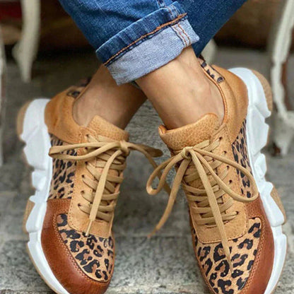 Femke - Trendy Luipaard Sneakers
