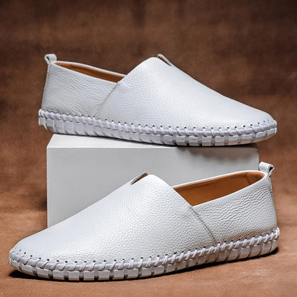 Monaco - Comfortabele Leren Espadrilles
