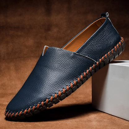 Monaco - Comfortabele Leren Espadrilles