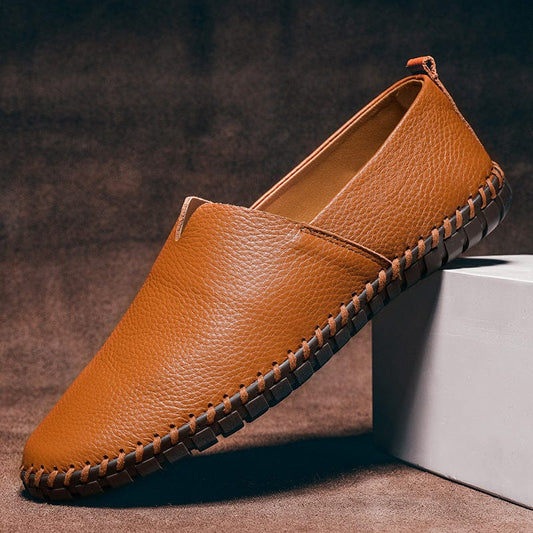 Monaco - Comfortabele Leren Espadrilles