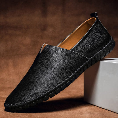 Monaco - Comfortabele Leren Espadrilles