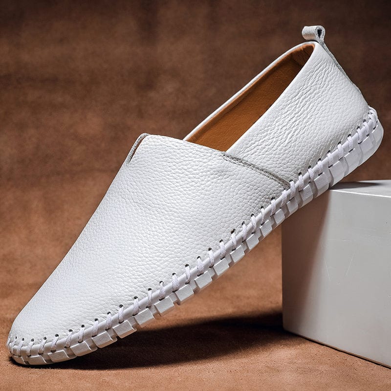 Monaco - Comfortabele Leren Espadrilles