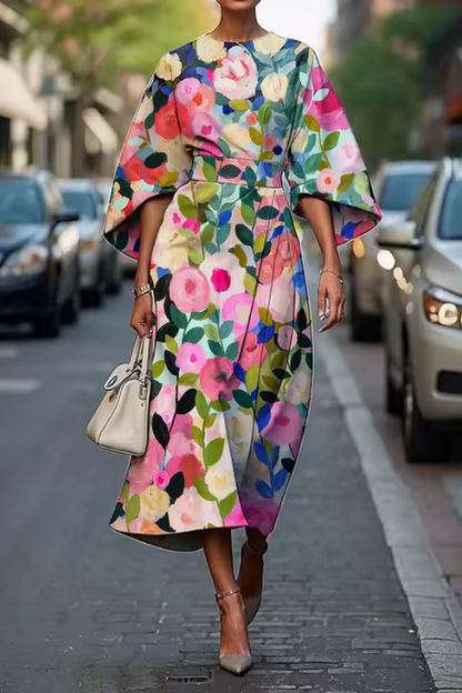 Michelle | Elegante Bloemige Jurk