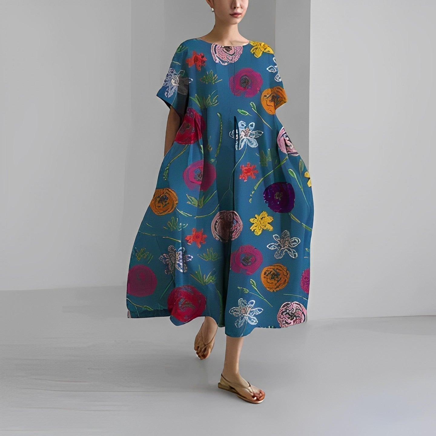 Skye - Boho Bloemenjurk