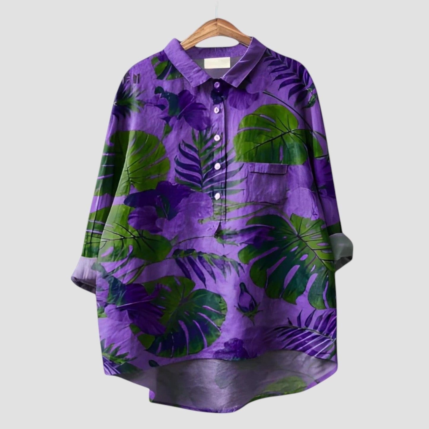 Veronica – Grafische moderne damesblouse