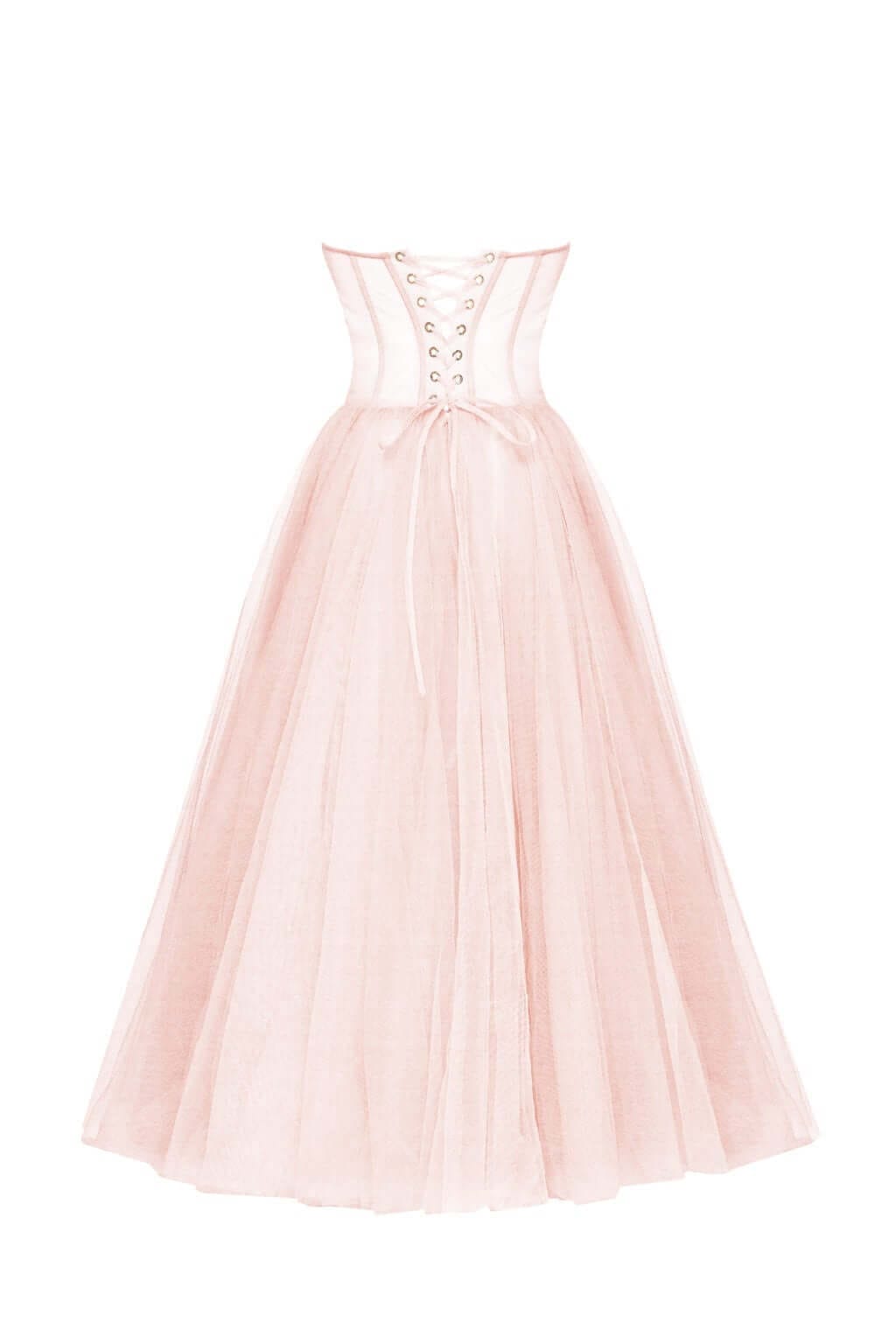Judith - Elegante Strapless Zomerjurk