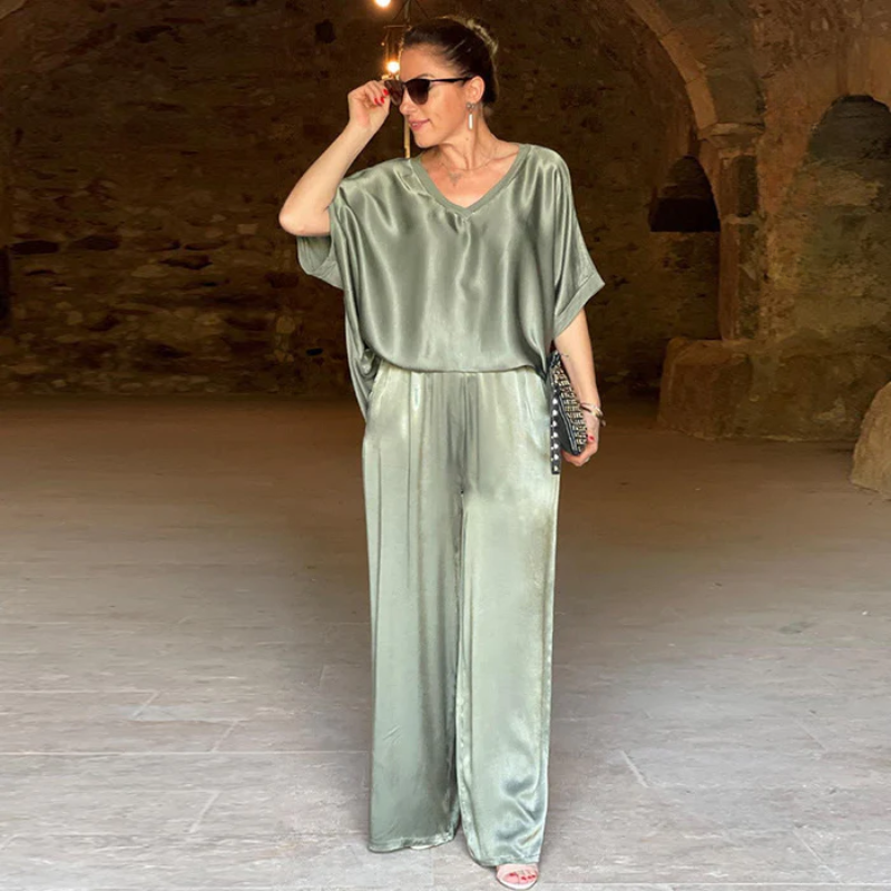 Pauline - Luxe Satijnen Set