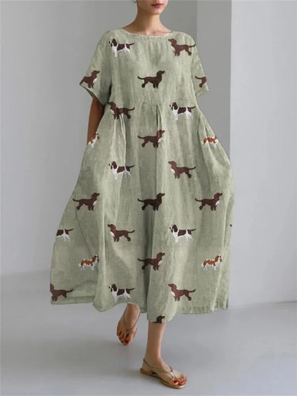 LEERA – ALL OVER PRINT LOSSE JURK