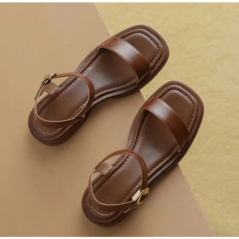 Vena – Verfijnde Blockheel Sandalen