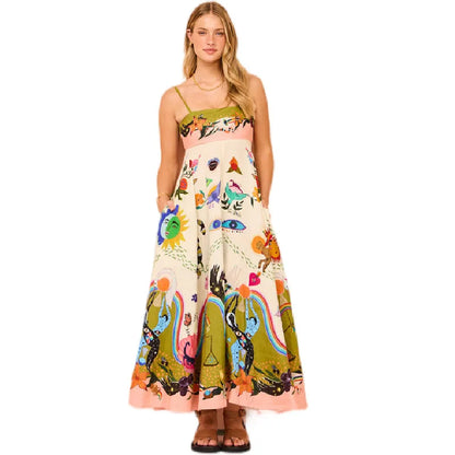 Cassandra - Luchtige Zomer Cami-Jurk