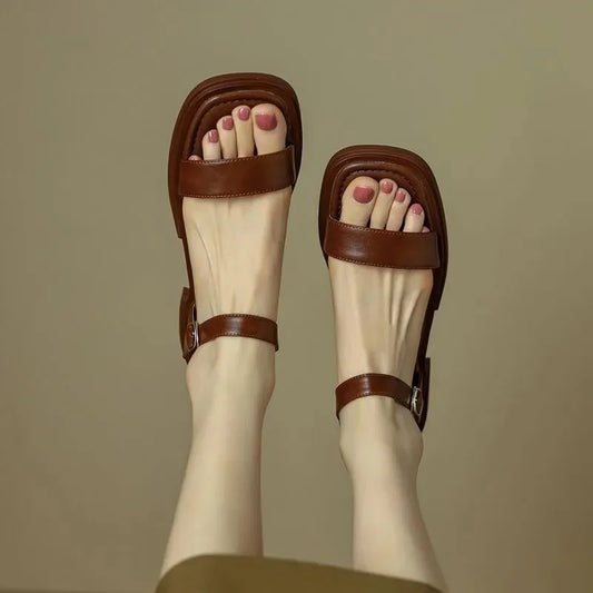 Vena – Verfijnde Blockheel Sandalen