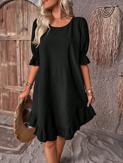 Roxane - Elegante Lente Midi Jurk