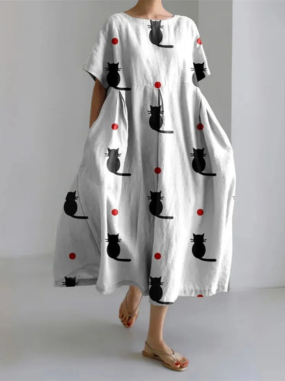LEERA – ALL OVER PRINT LOSSE JURK