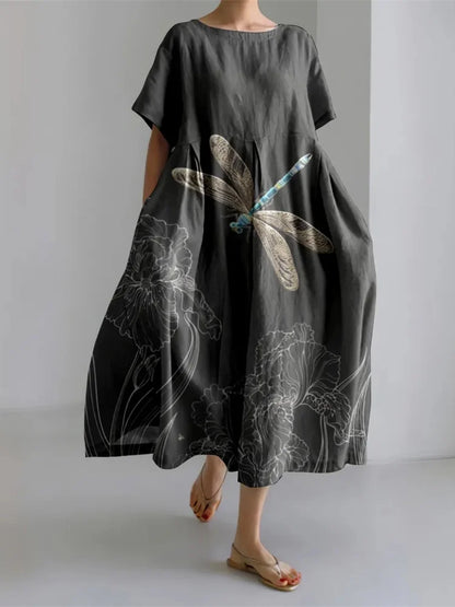 LEERA – ALL OVER PRINT LOSSE JURK
