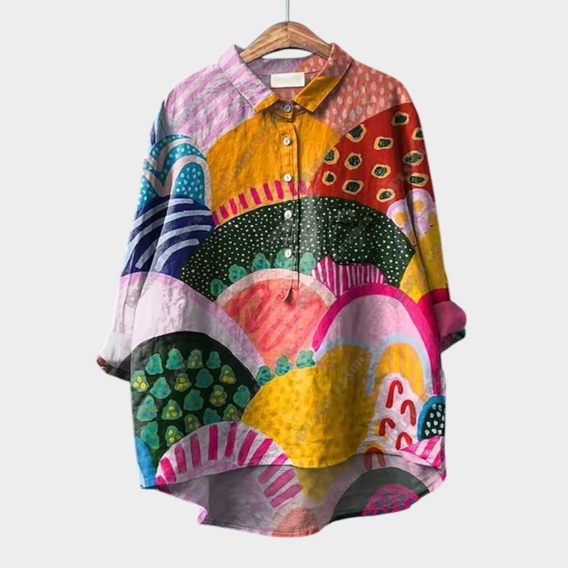 Francesca – Kleurrijke blouse voor elke dag