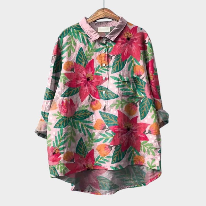 Francesca – Kleurrijke blouse voor elke dag