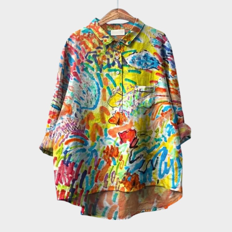 Francesca – Kleurrijke blouse voor elke dag