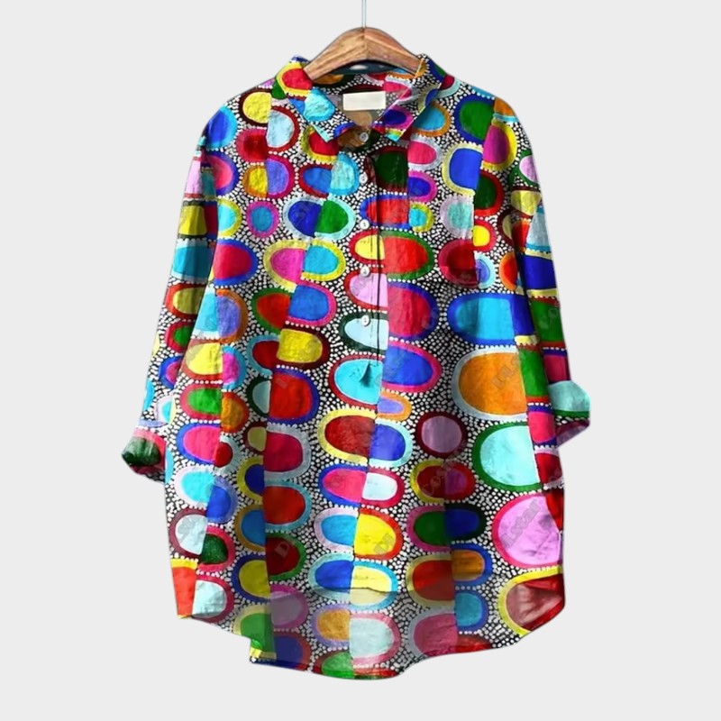 Francesca – Kleurrijke blouse voor elke dag